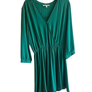 Miami Green Dolman Sleeve V-Neck Sundress